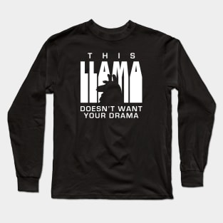 Llama Drama Long Sleeve T-Shirt